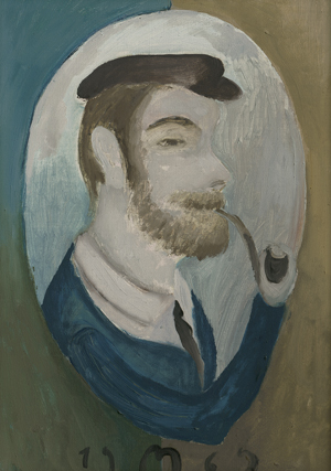 Lot 7176, Auction  120, Mühlenhaupt, Kurt, Mann mit Pfeife