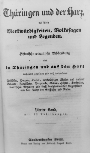 Lot 132, Auction  121, Sydow, Friedrich von, Thüringen und der Harz
