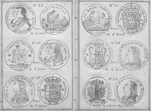 Lot 309, Auction  121, Monnoies courantes, de Naples. Französische Handschrift in Sepiatinte auf Papier