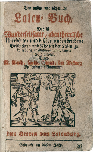 Lot 2151, Auction  121, Schönberg, Johann Friedrich von, Das lustige und lächerliche Lalen-Buch