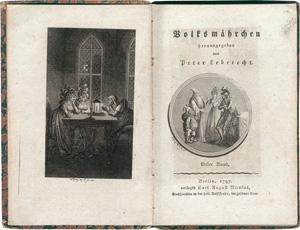 Lot 2165, Auction  121, Tieck, Ludwig, Volksmährchen 