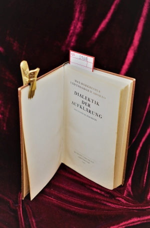 Lot 2188, Auction  121, Horkheimer, Max, Dialektik der Aufklärung