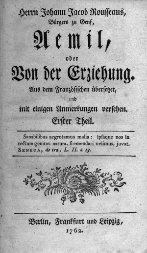 Lot 2199, Auction  121, Rousseau, Jean-Jacques, Aemil, oder Von der Erziehung