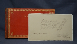 Lot 2432, Auction  121, Stammbuch-Kassette, des August W. Dreßler