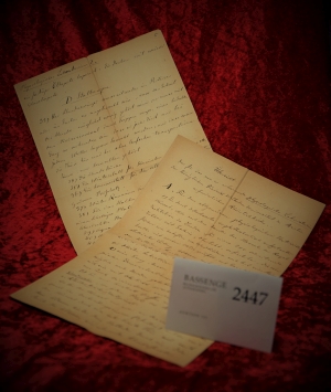 Lot 2447, Auction  121, Du Bois-Reymond, Emil, Signiertes Manuskript