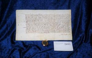 Lot 2493, Auction  121, Lübeck, Urkunde des Andreas Jacopsen