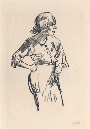 Lot 3375, Auction  121, Orlik, Emil, Frau im Profil