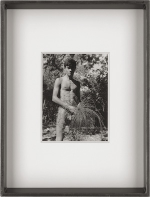 Lot 4204, Auction  121, Helbig, Konrad, Young nude man with grass, Sicily