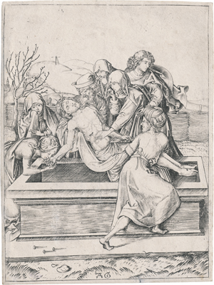 Lot 5135, Auction  121, Monogrammist AG, Die Grablegung