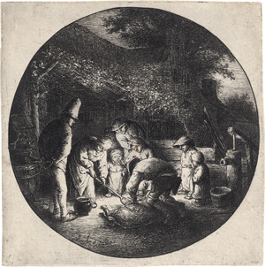 Lot 5142, Auction  121, Ostade, Adriaen van, Das Schweineschlachten