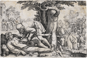 Lot 5147, Auction  121, Pencz, Georg, Der gute Samariter