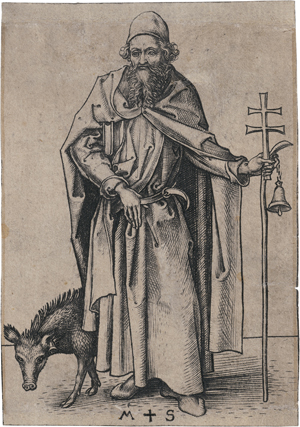 Lot 5186, Auction  121, Schongauer, Martin, Der heilige Antonius