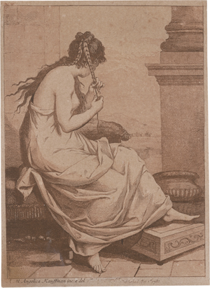 Lot 5254, Auction  121, Kauffmann, Angelika, Die Zopfflechterin
