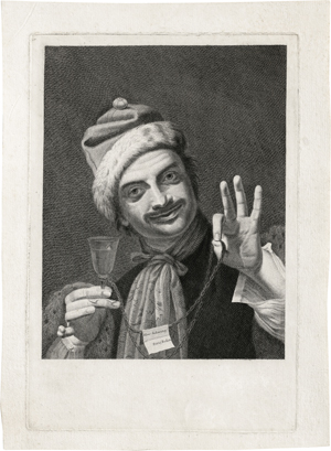 Lot 5275, Auction  121, Pazzi, Pietro Antonio, Hinc hilaritas (Der fröhliche Trinker)