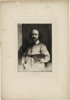 Lot 5317, Auction  121, Chaplin, Charles, Bildnis Daubigny mit Palette