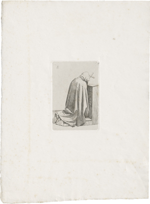 Lot 5356, Auction  121, Overbeck, Friedrich, Betender Mönch