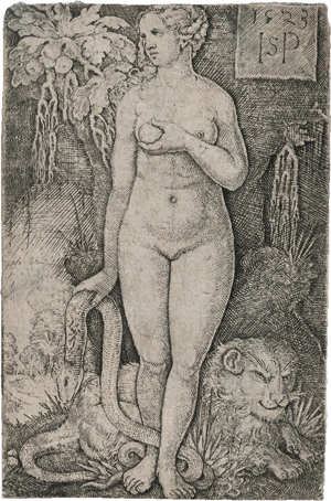 Lot 5437, Auction  121, Beham, Hans Sebald, Eva mit einem Apfel, stehend