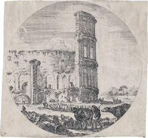 Lot 5441, Auction  121, Bella, Stefano della, Ansicht des Kolosseums in Rom