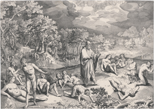 Lot 5453, Auction  121, Bruyn, Nicolaes de - nach, Die Vision des Ezechiel