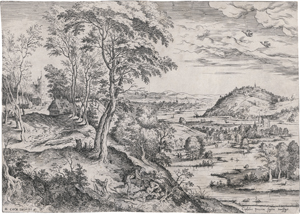 Lot 5464, Auction  121, Cock, Hieronymus, Landschaft mit Apollo und Daphne
