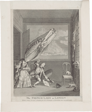Lot 5487, Auction  121, Englisch, 18. Jh. Ridiculous Taste or the Ladies Absurdity; The French Lady in London