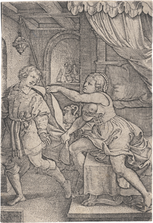 Lot 5574, Auction  121, Pencz, Georg, Joseph und Potiphars Weib