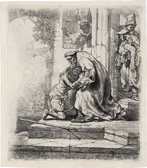 Lot 5602, Auction  121, Rembrandt Harmensz. van Rijn, Die Rückkehr des verlorenen Sohnes