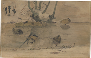 Lot 6801, Auction  121, Hoytema, Theo van, Ruhende Enten