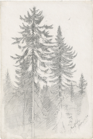 Lot 6855, Auction  121, Thoma, Hans, Tannenwald bei Presberg in Hessen