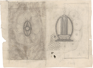 Lot 6881, Auction  121, Fidus, Entwurf für einen Buchschmuck wohl für eine Publikation Friedrich Nietzsches