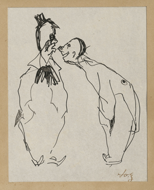 Lot 7040, Auction  121, Holz, Paul, Zwei Clowns