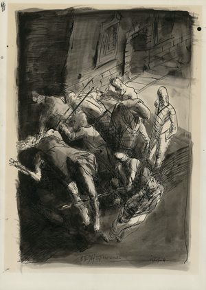 Lot 7408, Auction  121, Stelzmann, Volker, Überfall