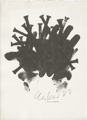 Lot 7435, Auction  121, Uecker, Günther, Nagelkreuzung