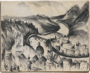 Lot 8076, Auction  121, Kuhfuss, Paul, Skizzenbuch Nr. 13