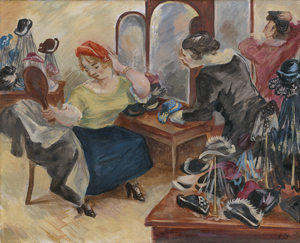 Lot 8092, Auction  121, Netzband, Georg, In der Hutabteilung des KaDeWe