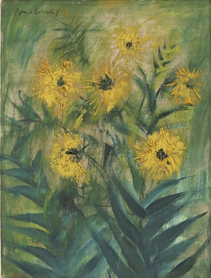 Lot 8102, Auction  121, Krauskopf, Bruno, Gelbe Blumen im Grün