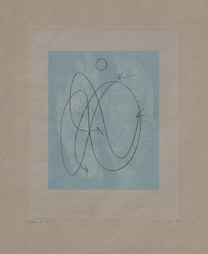 Lot 8151, Auction  121, Ernst, Max, Sans titre (hellblau)