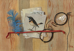 Lot 8192, Auction  121, Demjanenko, Tatjana Konstantinovna, Natur mort c ptitschoj (Stilleben mit Vögelchen)