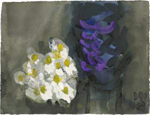 Lot 8225, Auction  121, Fußmann, Klaus, Rittersporn und Margeriten