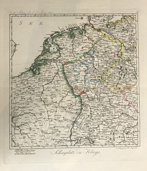 Lot 218, Auction  122, Preußen, 4 grenzkolorierte Kupferstichkarten zu Preussen und Polen