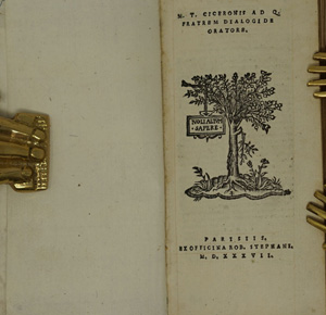 Lot 1286, Auction  122, Cicero, Marcus Tullius, Ad Q. fratrem dialogi de oratore