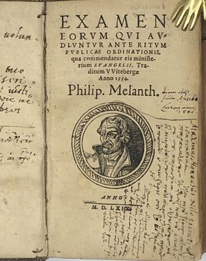 Lot 1426, Auction  122, Melanchthon, Philipp, Examen eorum qui audiuntur ante ritum publicae ordinationis