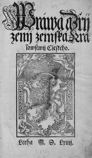Lot 1461, Auction  122, Práwa a Zříjzeníj zemská, Králowstvij Čzeského