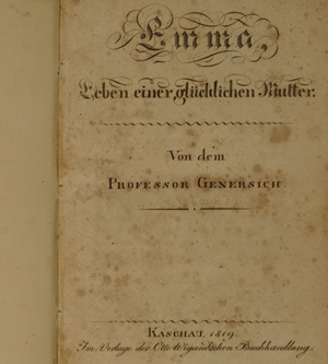 Lot 2032, Auction  122, Genersich, Johann, Emma, Leben einer glücklichen Mutter