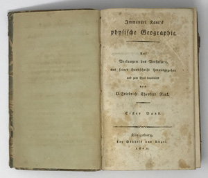 Lot 2171, Auction  122, Kant, Immanuel, Physische Geographie