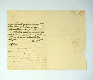 Lot 2305, Auction  122, Constant, Benjamin, Brief an Jullien