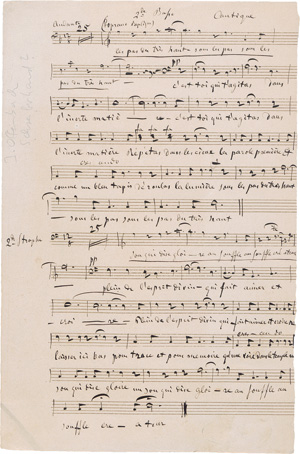 Lot 2487, Auction  122, Offenbach, Jacques, 2 Musikmanuskripte