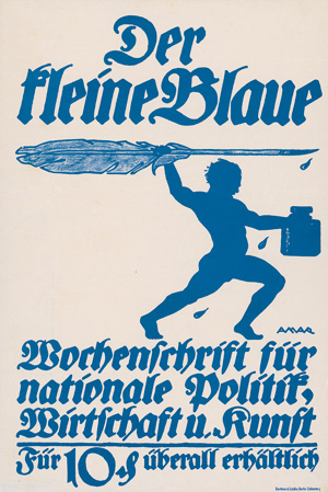 Lot 2705, Auction  122, Amar, Leon Lico, Der kleine Blaue. Wochenschrift für nationale Politik