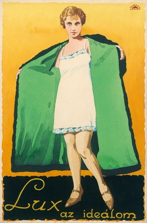 Lot 2747, Auction  122, Amberg, József und Mode, "Lux az ideálom". Original-Plakatentwurf.