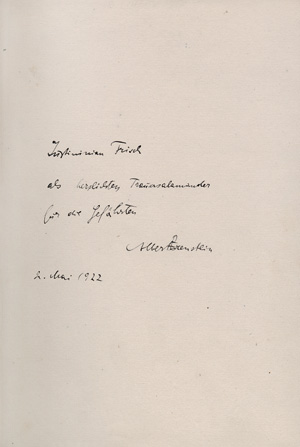 Lot 3095, Auction  122, Ehrenstein, Albert, Die Gefährten (Heft 1-7 in einem Band)